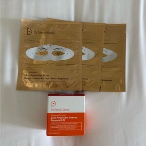 Lift + Repair Eye Mask and Vitamin C Lactic Moisturizer Set Dr. Dennis Gross